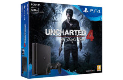 PS4 Slim 500GB Console with Uncharted 4 Bundle